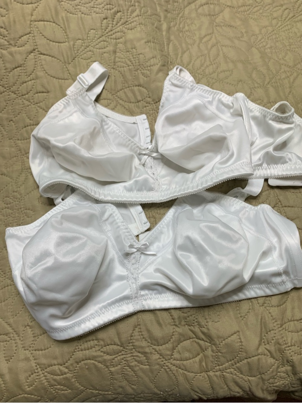 Bali White Full-Coverage Satin Support Bra